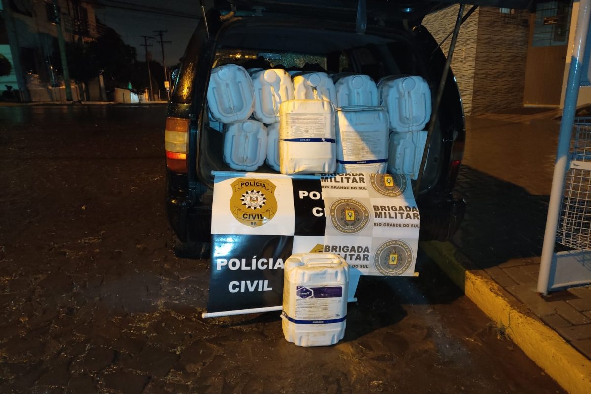 Polícia Civil realiza apreensão de agrotóxicos em Três Passos