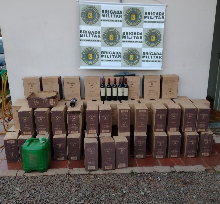 Brigada Militar apreende mercadorias de origem estrangeira em Crissiumal e Três Passos
