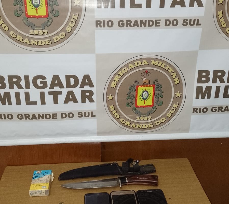Brigada Militar prende dois homens por tráfico de drogas em Chiapetta