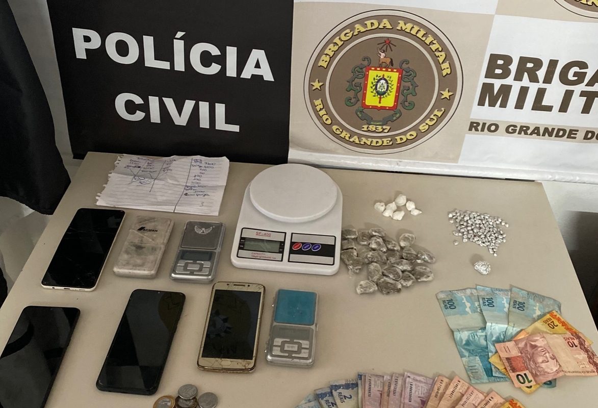 Apreensão resulta em prejuízo de quase R$ 5 mil ao crime organizado em Santo Augusto