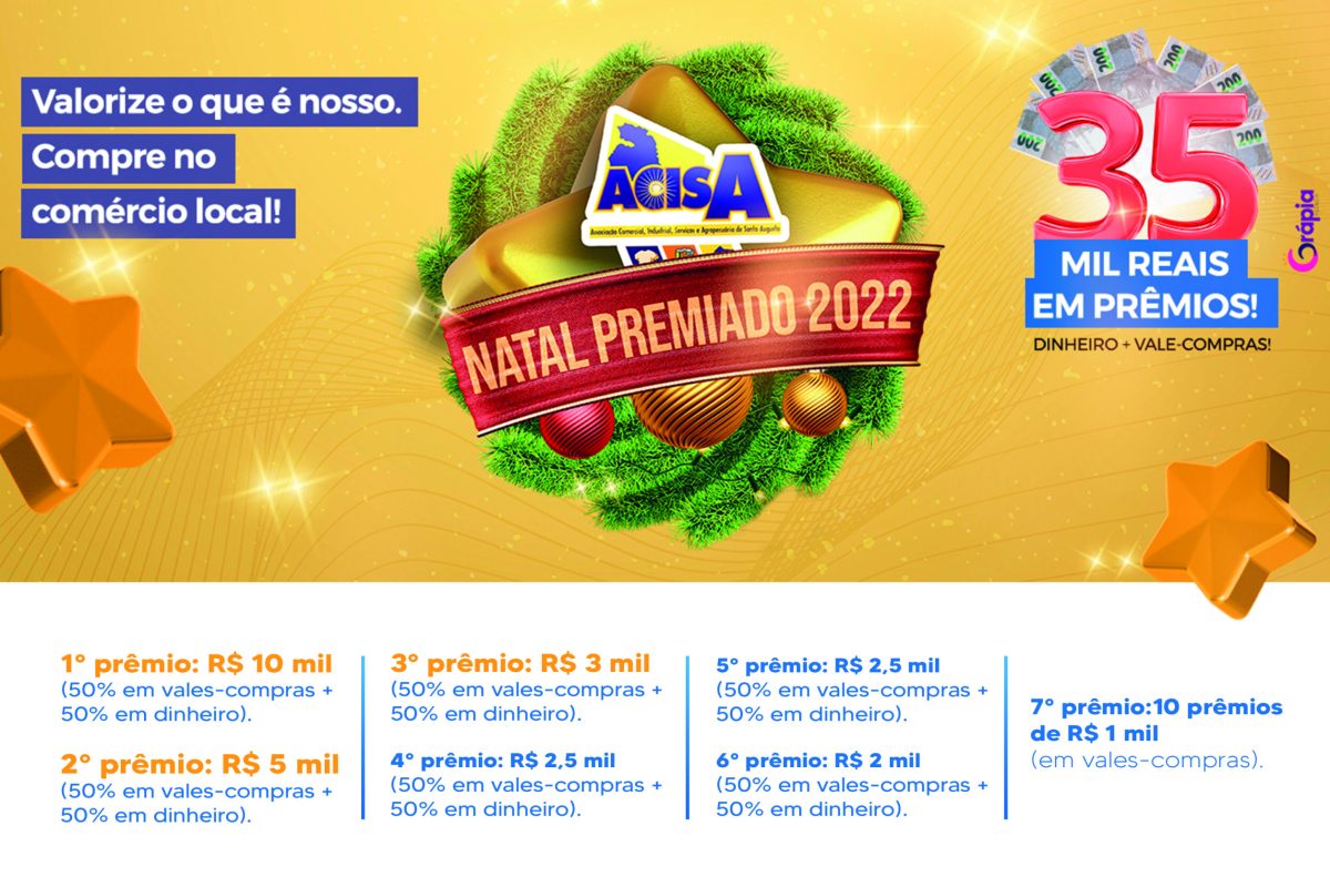 Sorteio da Acisa é hoje