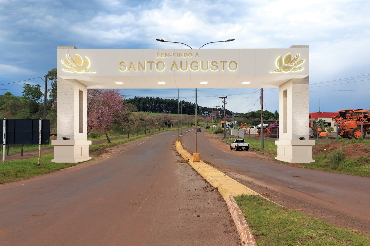 Santo Augusto abre processo licitatório para construção de pórtico