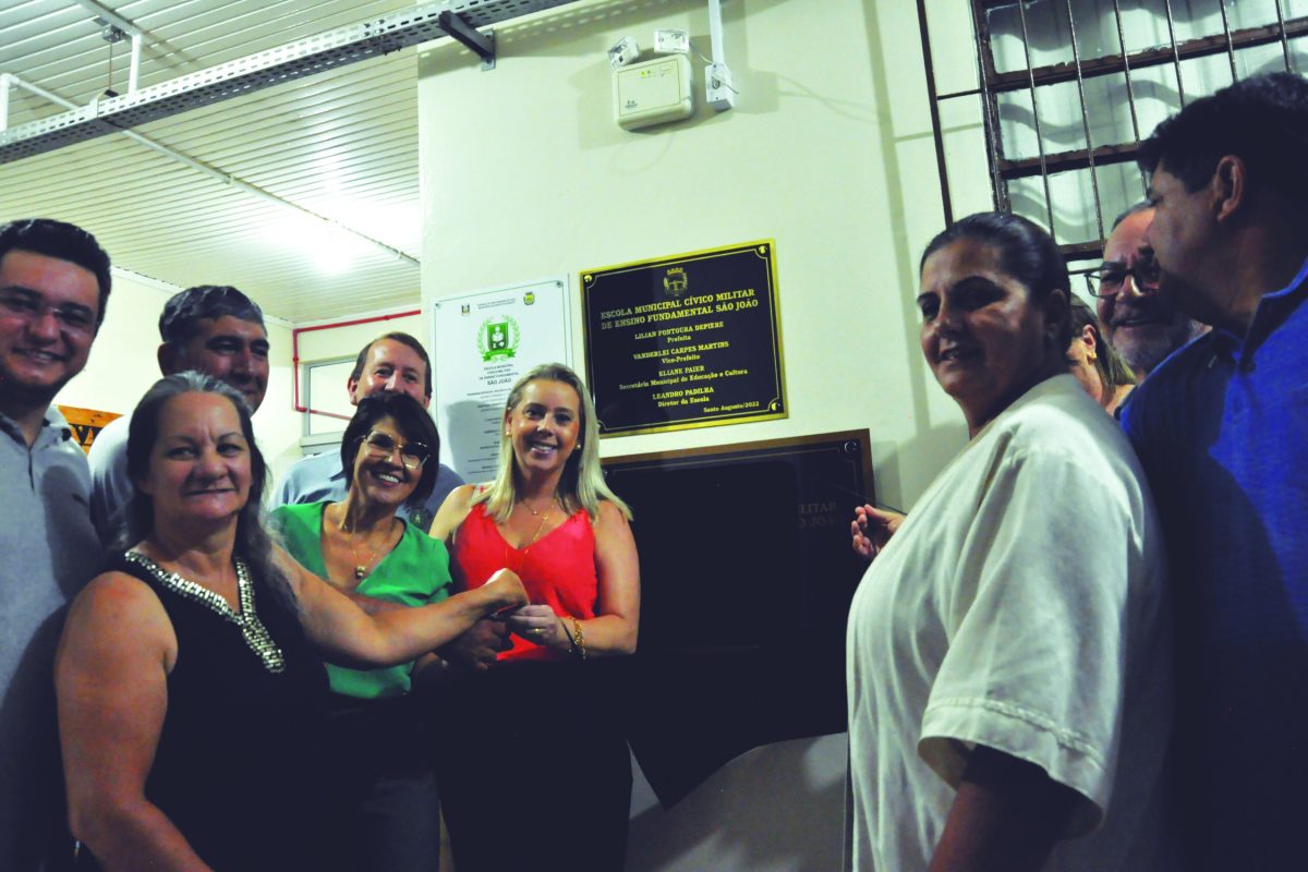 Obra de reforma e ampliação da Escola São João de Santo Augusto é inaugurada