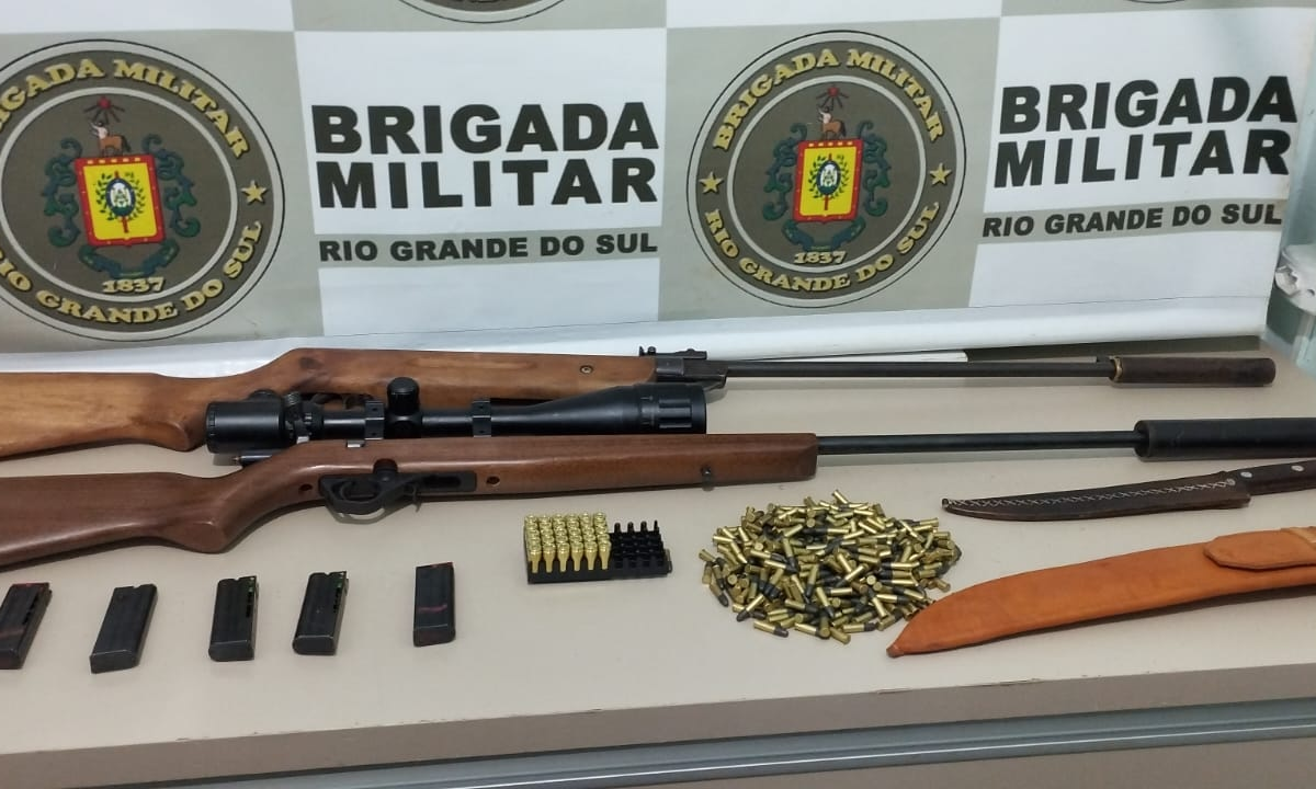 Brigada Militar realiza prisão por porte ilegal de arma de fogo em Crissiumal
