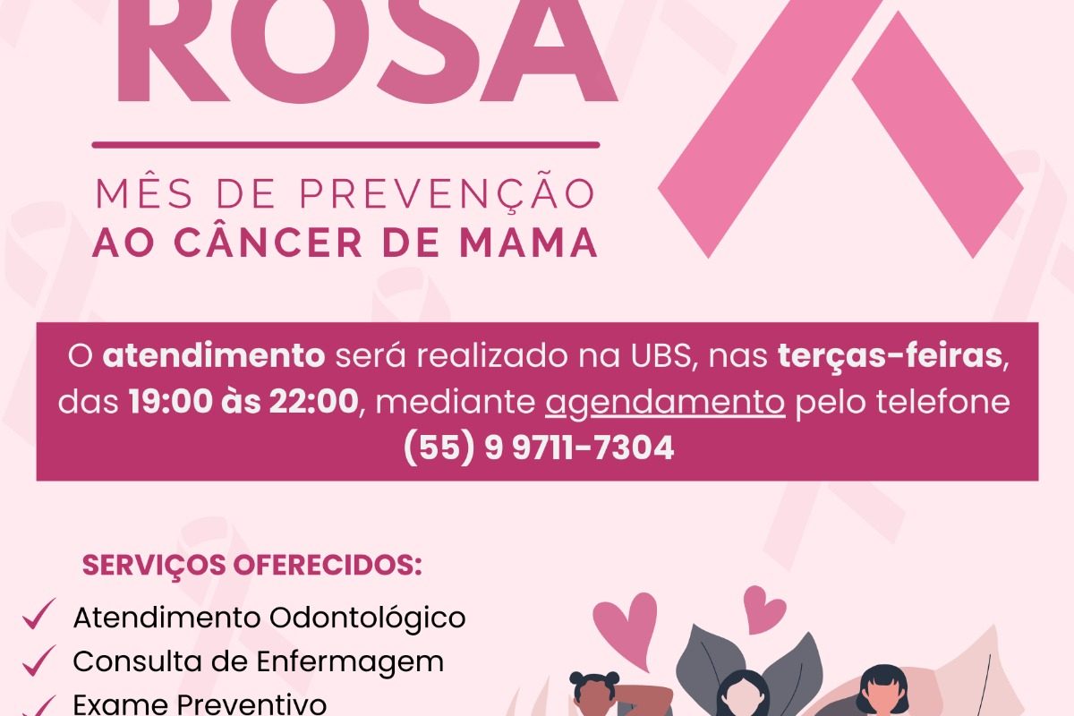 Secretaria Municipal de Saúde dá início a programação do Outubro Rosa em Chiapetta