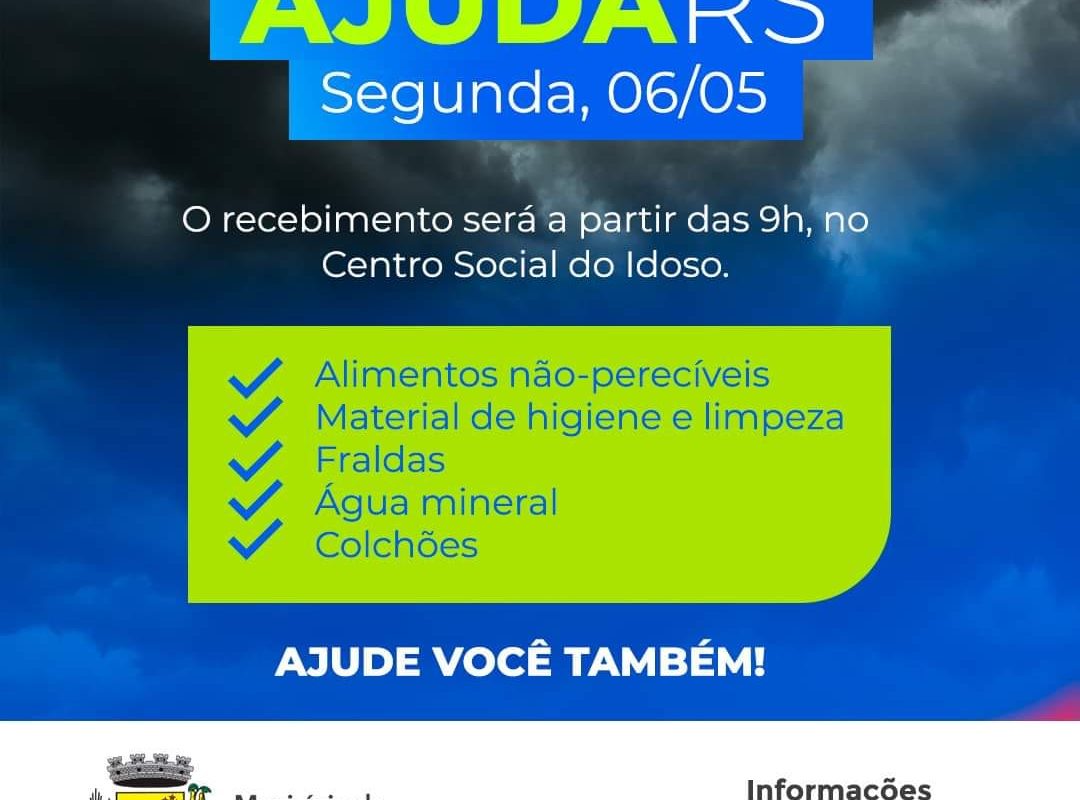 Prefeitura de Santo Augusto lança campanha de arrecadação