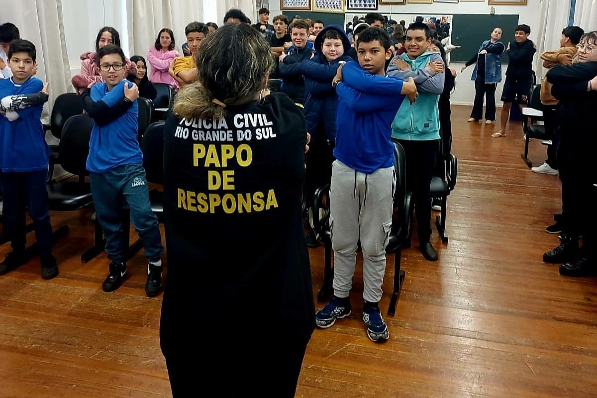 Papo de Responsa chega às escolas de Santo Augusto