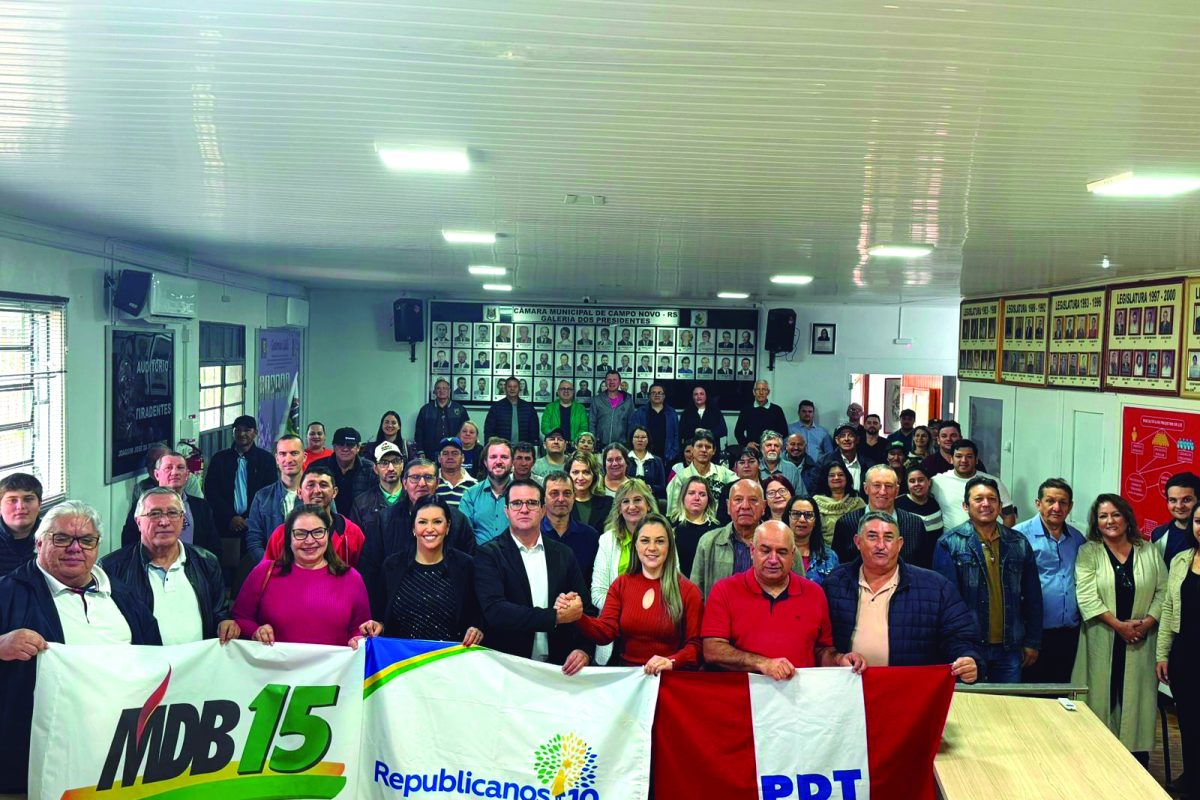 Campo Novo:  convenção oficializa coligação entre Republicanos, PDT e MDB