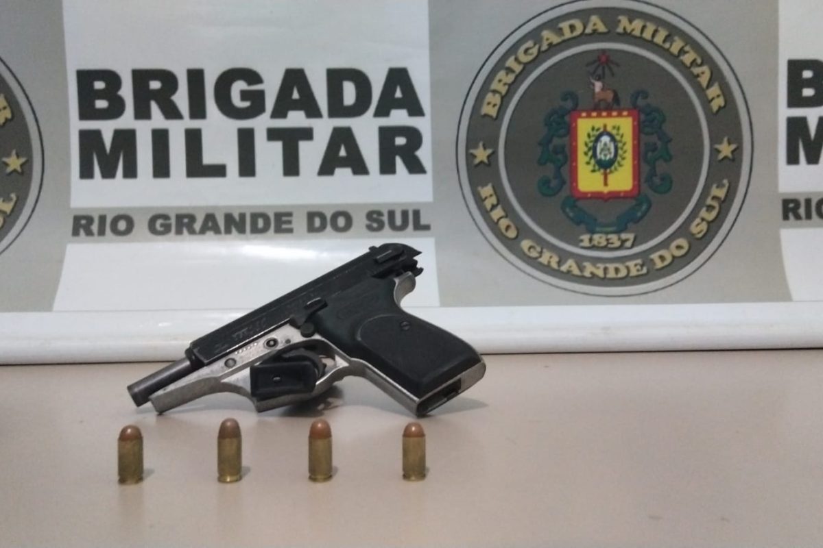 Brigada Militar realiza prisão por posse irregular de arma de fogo em Crissiumal