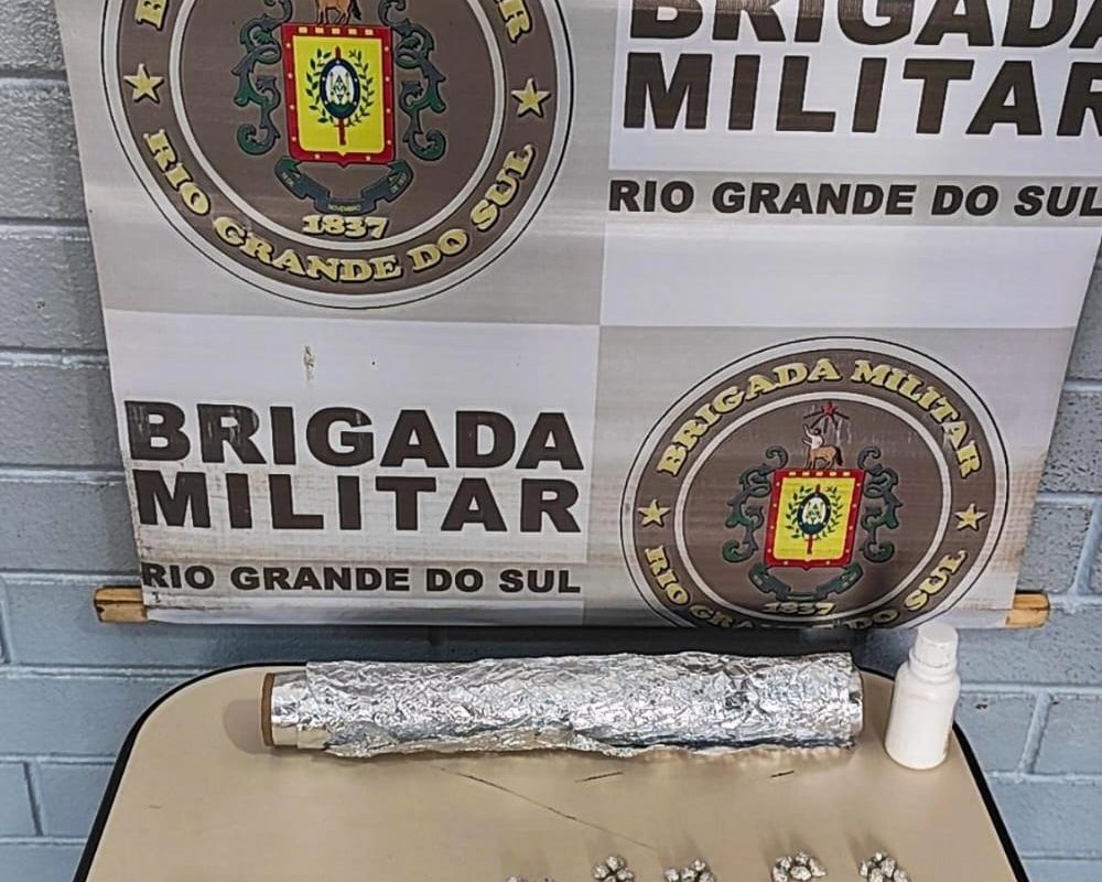 Brigada Militar realiza prisão por tráfico de drogas