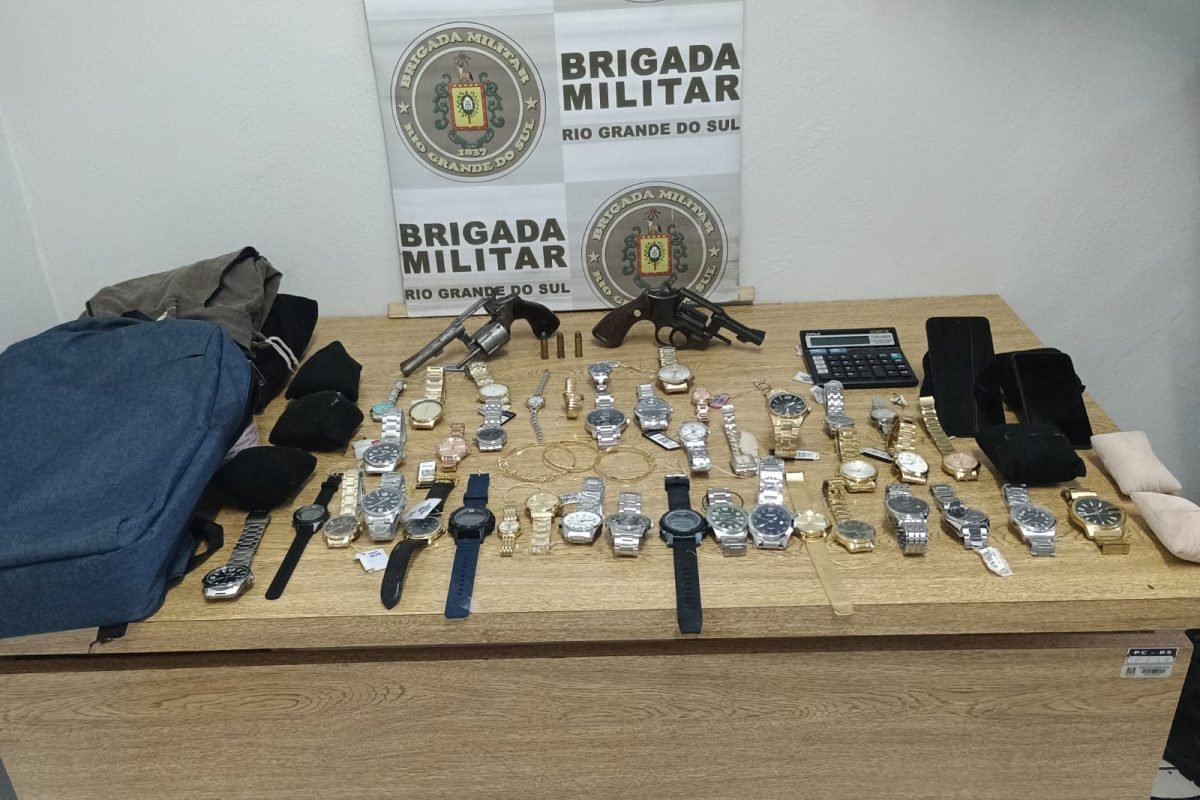 Brigada Militar prende homem que cometeu roubos em estabelecimentos comercias em Santa Catarina e no Rio Grande do Sul