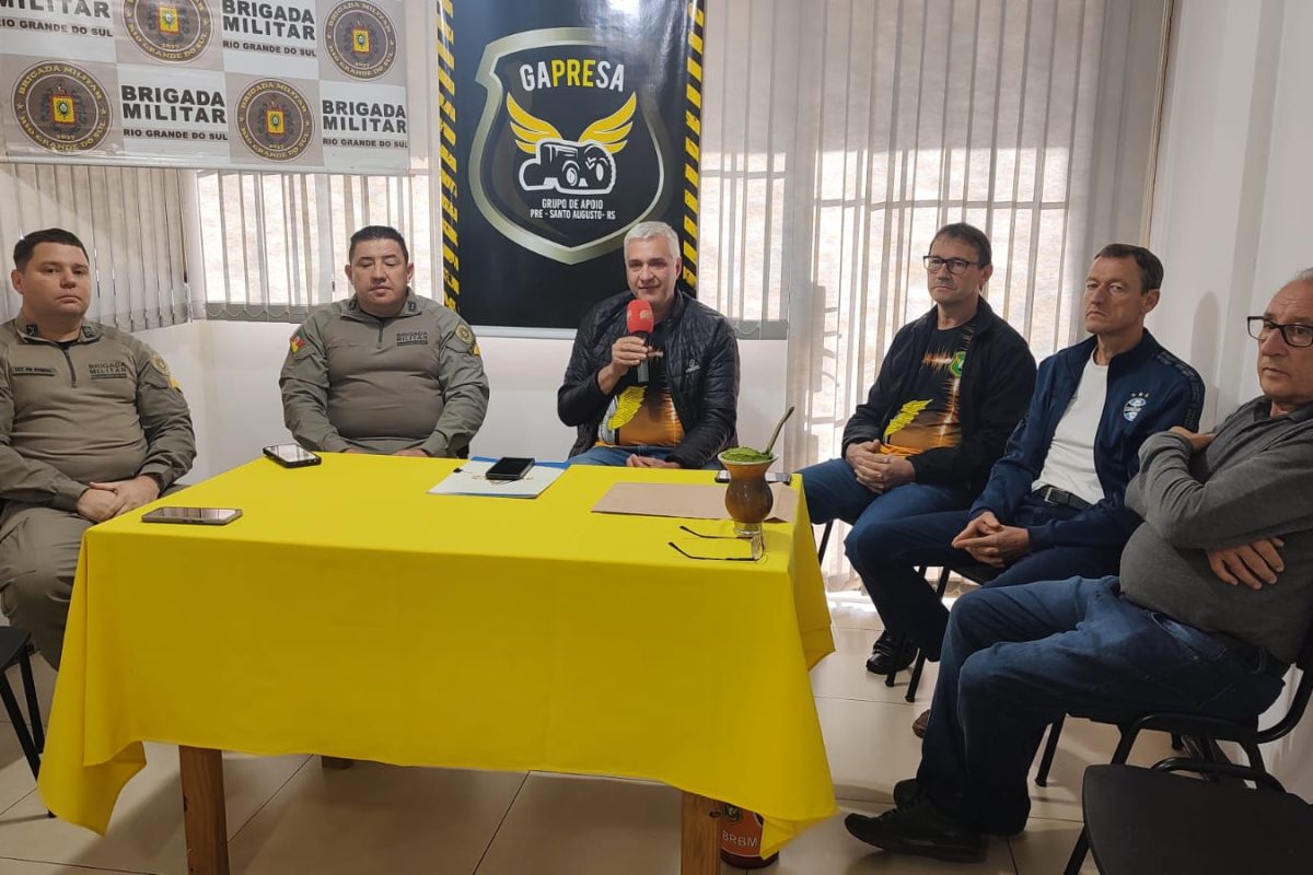 Rádio Ciranda e Jornal O Celeiro acompanham ao vivo novidades no Pelotão Rodoviário Estadual de Santo Augusto
