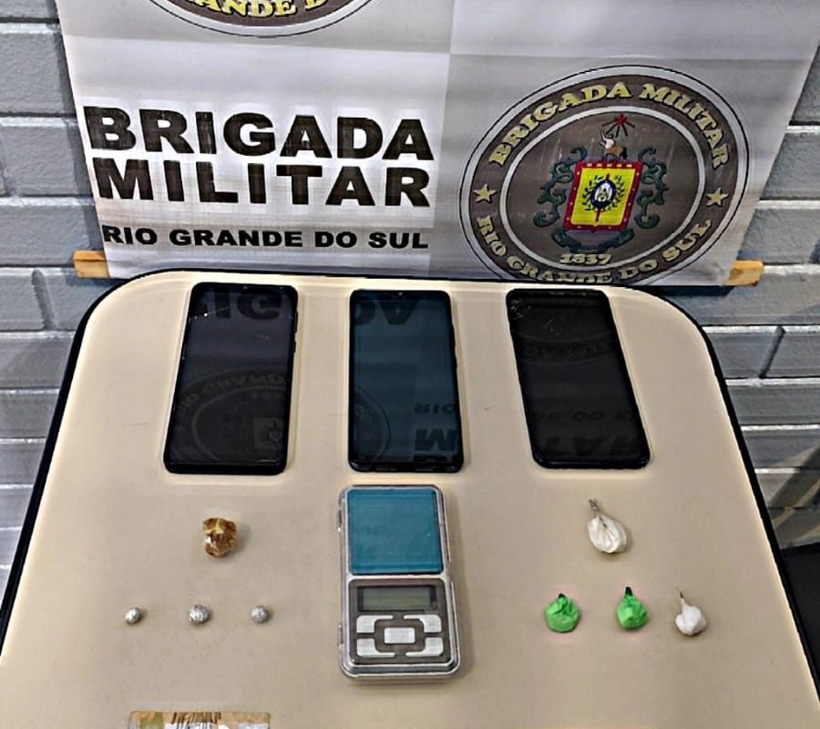 Brigada Militar realiza prisão por tráfico de drogas em Santo Augusto