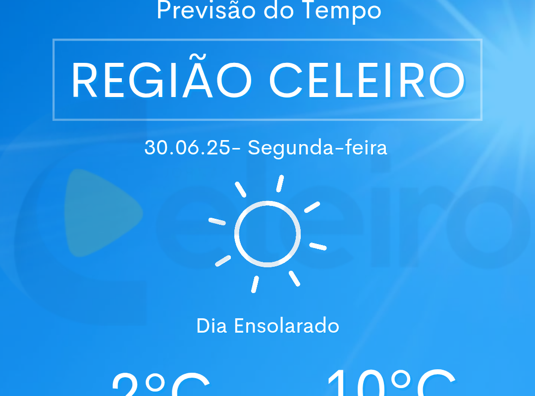 Após chuvas, semana começa com tempo seco e frio intenso na Região Celeiro
