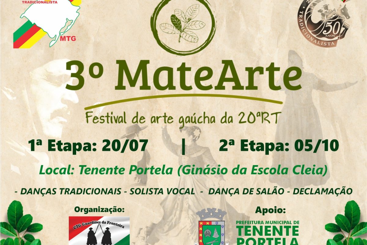 Tenente Portela sediará o MateArte 2025