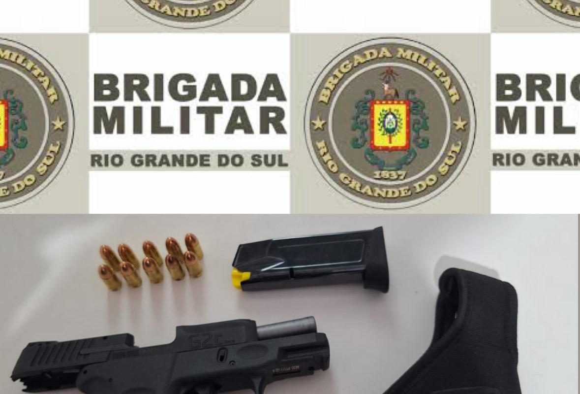 Homem é preso por porte de arma de uso restrito em Coronel Bicaco