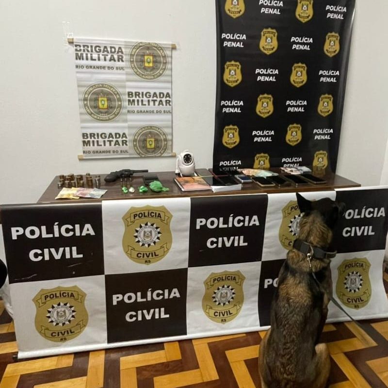 Polícia Civil deflagra Operação Cavalo de Troia em Crissiumal e prende suspeitos por tráfico e extorsão