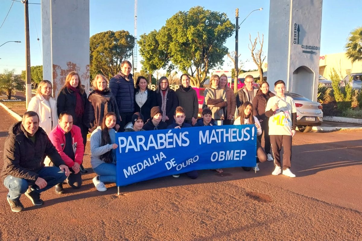 Aluno de Braga conquista medalha de ouro na OBMEP