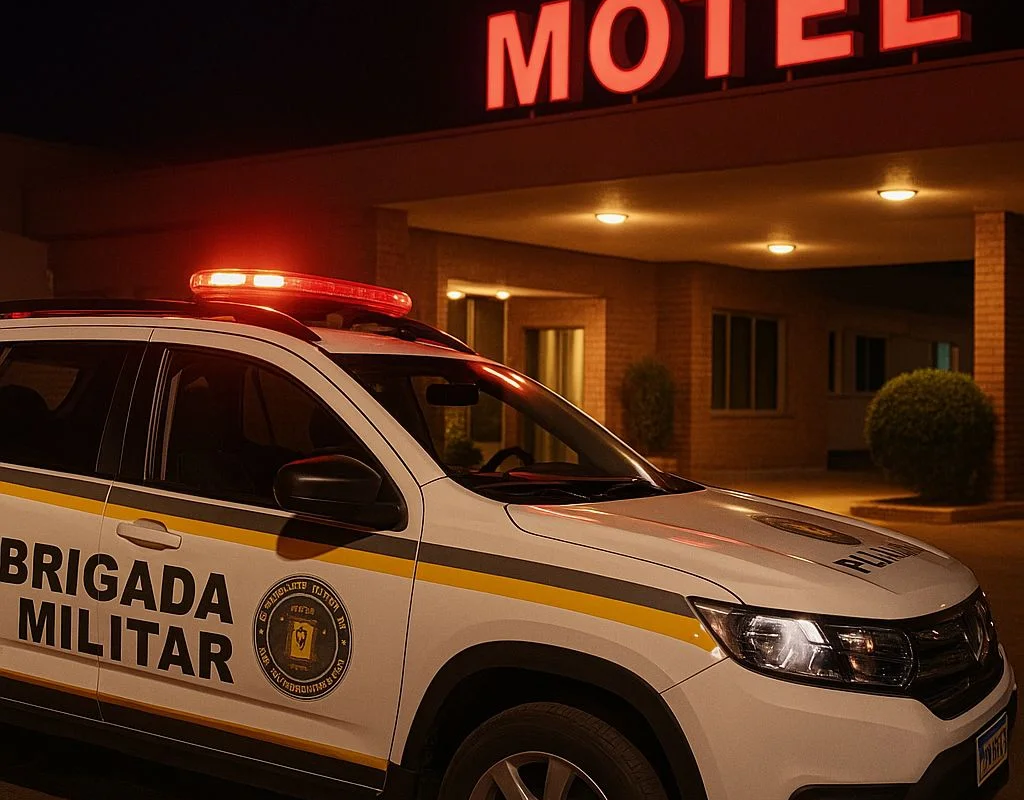 Homem com mandado de prisão é capturado em motel após ser furtado por garota de programa em Ijuí
