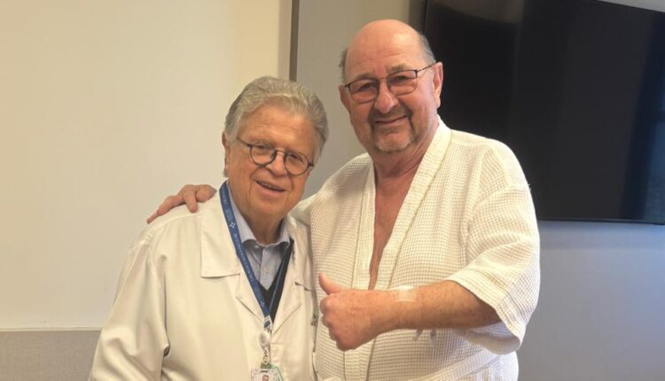 Natural de São Martinho, o deputado estadual. Aloisio Classmann passou por procedimento cardíaco