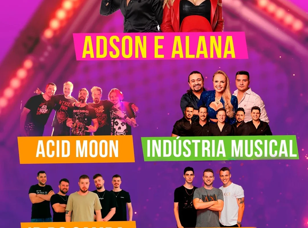 Sexta-feira na Expofesa terá atrações musicais variadas e show de humor
