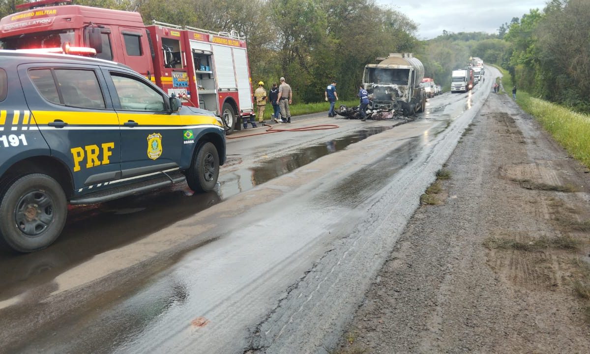 Gravíssimo acidente na BR-285 em Entre-Ijuís deixa quatro mortos