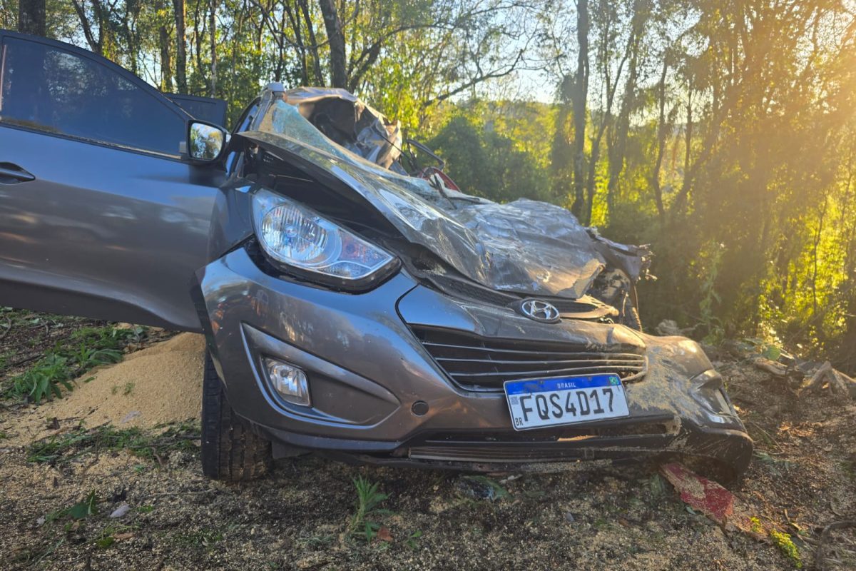 Grave acidente deixa um morto e um ferido na RSC-472, em Três Passos