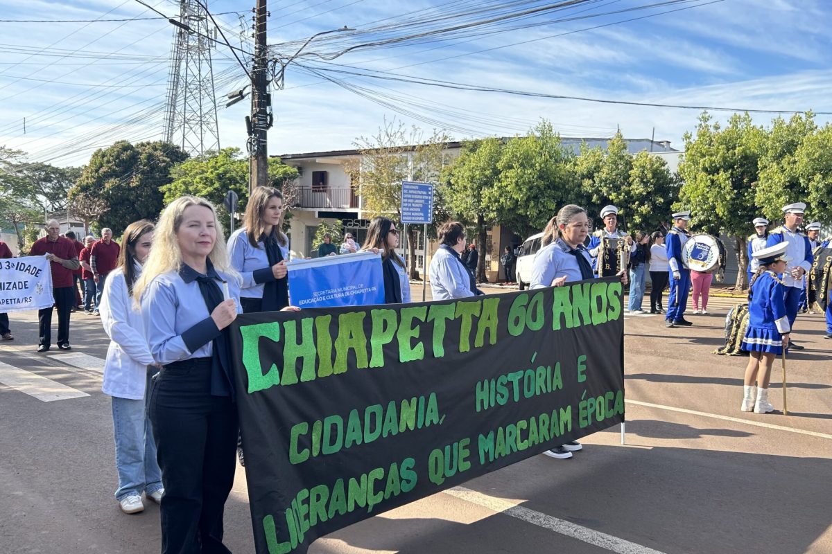 Confira as fotos do Desfile Cívico de Independência em Chiapetta