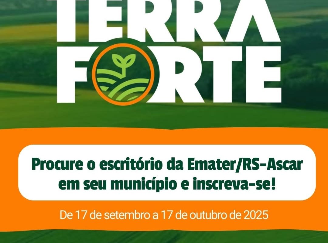 Programa Operação Terra Forte abre inscrições para agricultores familiares