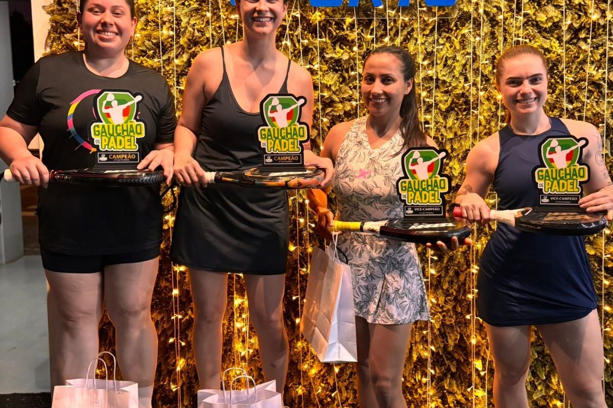 Gauchão de Padel do Santo Sports reúne atletas da região em Santo Augusto