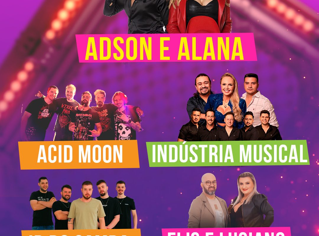 Sexta-feira na Expofesa terá atrações musicais variadas e show de humor