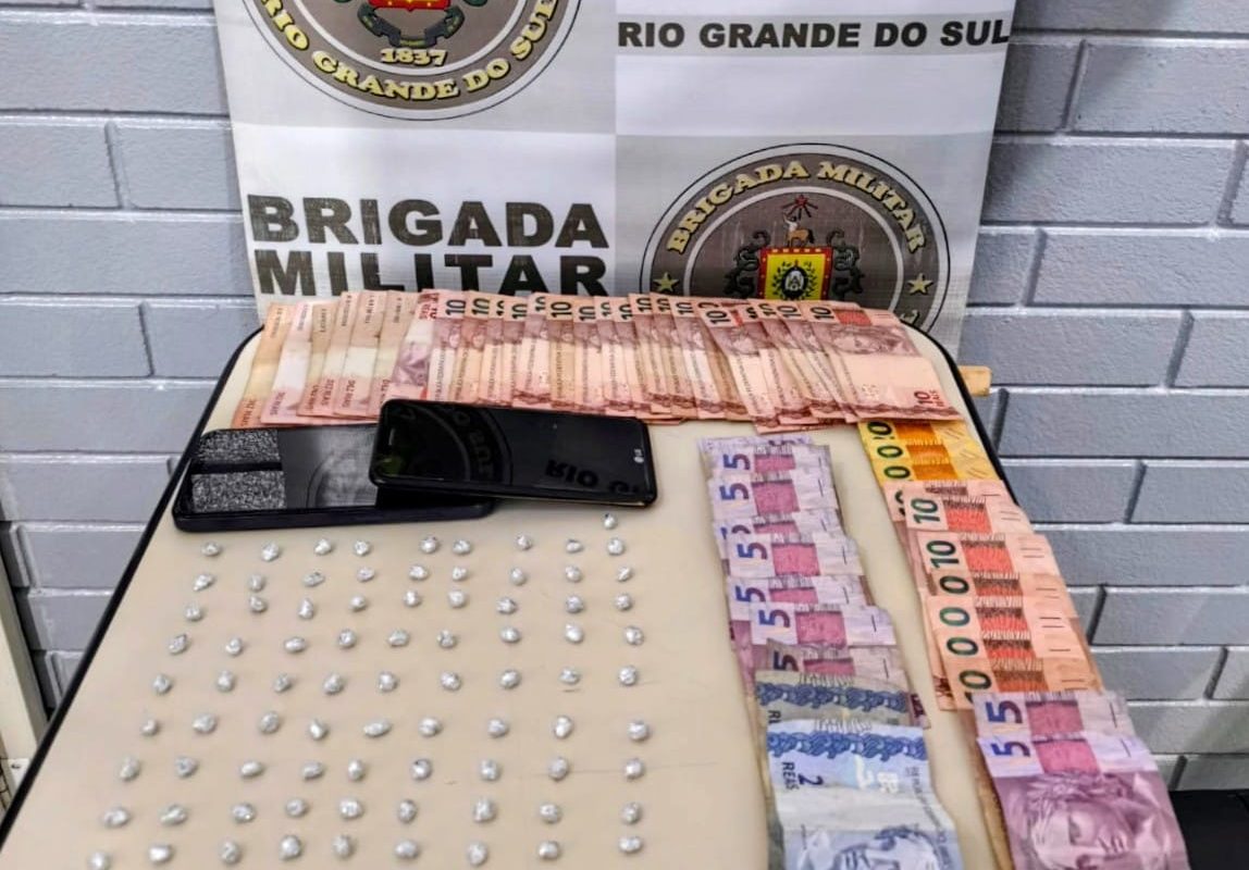 Brigada Militar prende homem por tráfico de drogas em Três Passos