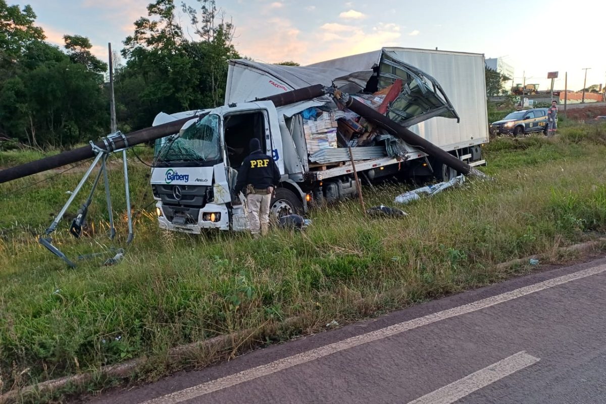 Condutor morre em saída de pista na BR-285, em Ijuí