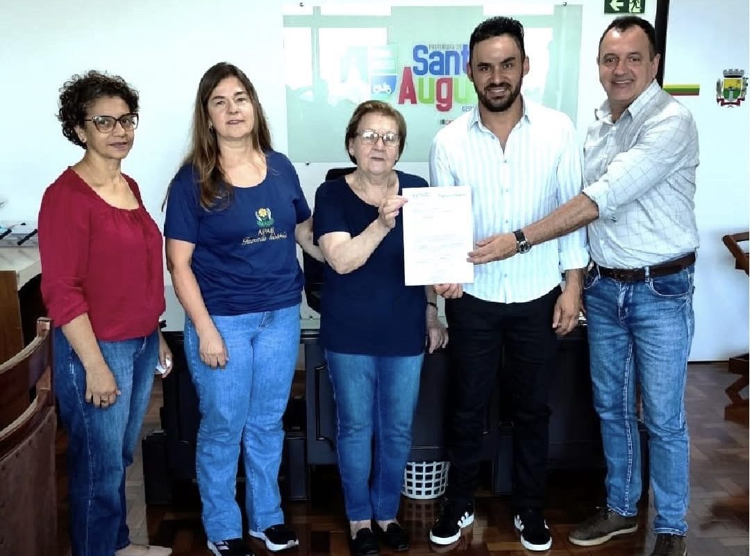 Deputado Paparico Bacchi destina emenda de R$ 29 mil para a APAE de Santo Augusto