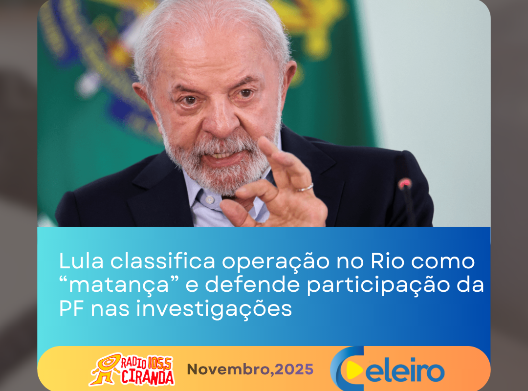 Lula classifica operação no Rio como “matança” e defende participação da PF nas investigações