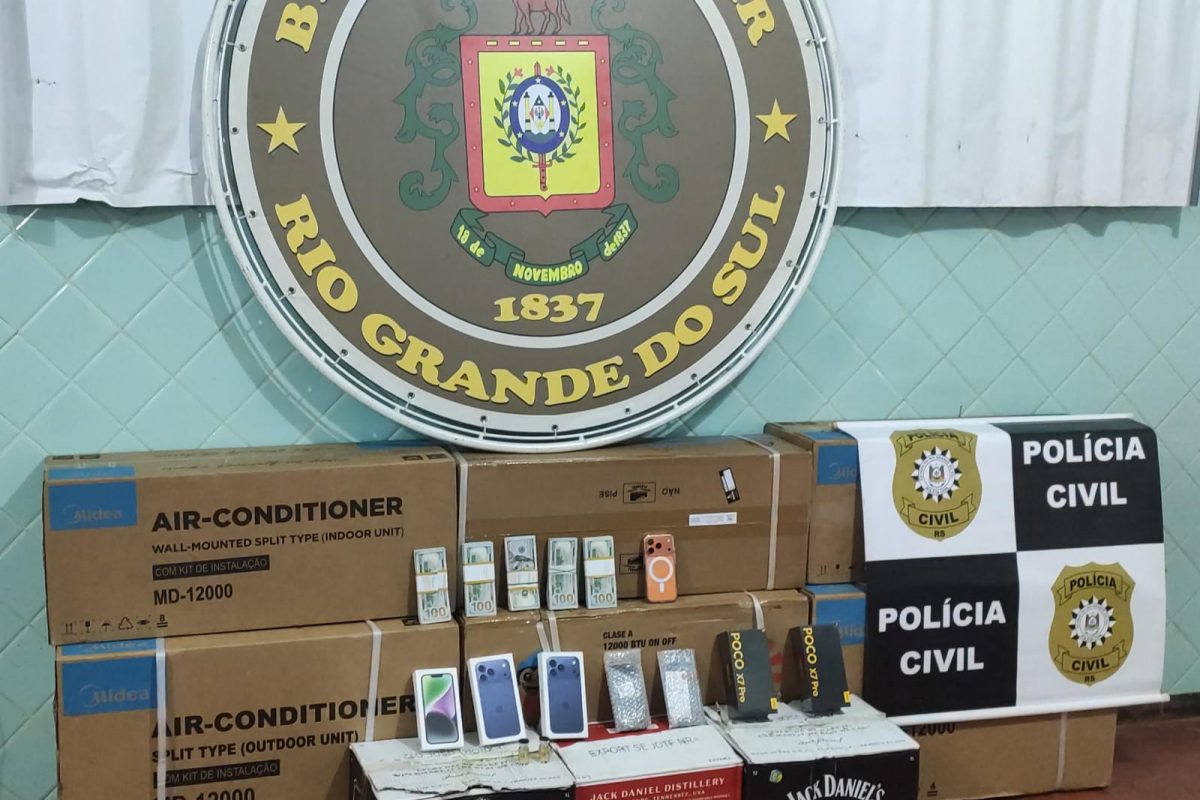 Brigada Militar e Polícia Civil prendem homem por contrabando e descaminho em Tenente Portela