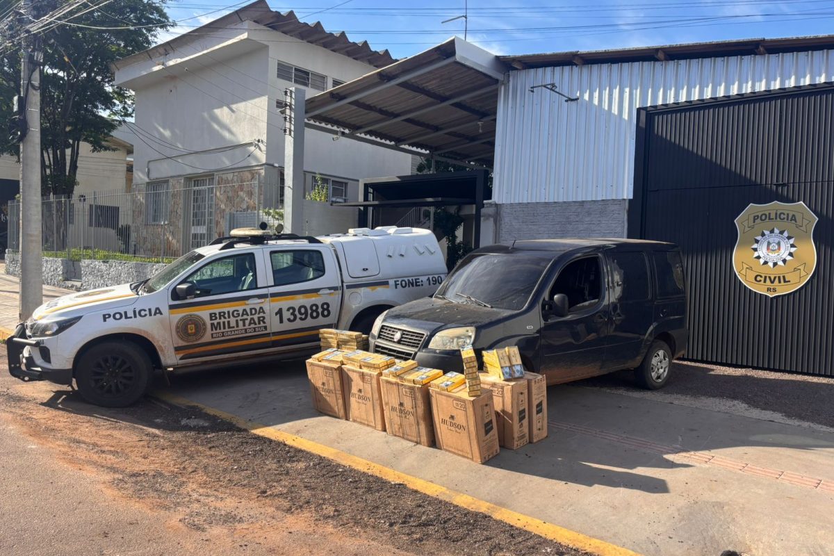 Brigada Militar apreende 20 mil maços de cigarros em Esperança do Sul