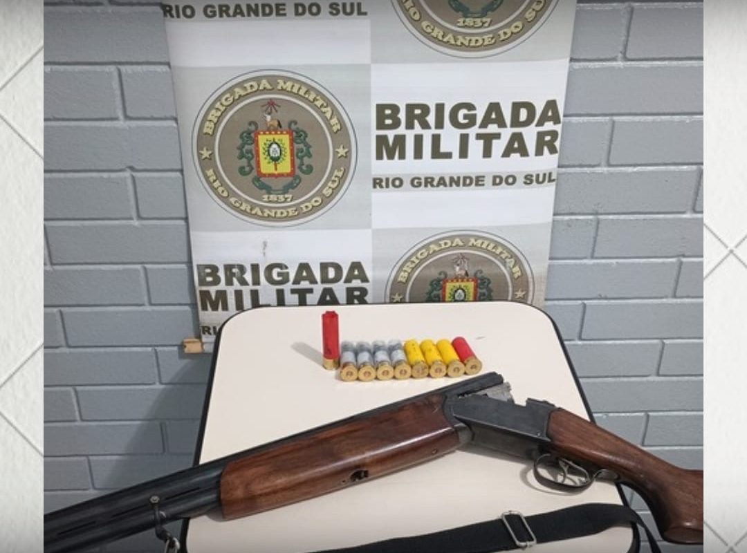 Homem é preso por crime contra a fauna e porte ilegal de arma de fogo em Três Passos