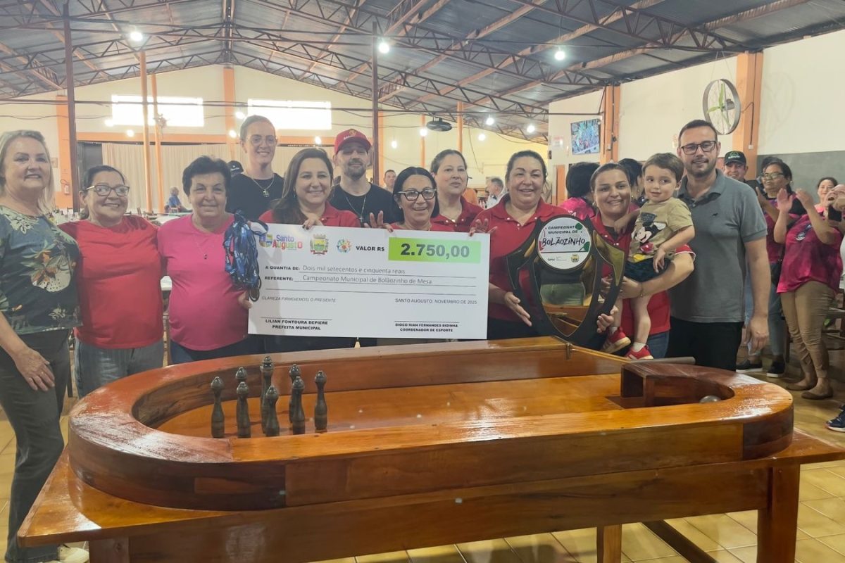 Botafogo/Ponte Seca conquista o título do Campeonato Municipal de Bolãozinho de Mesa