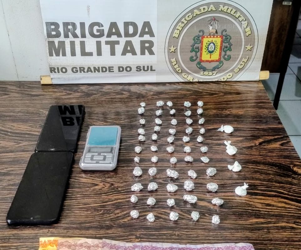 Força Tática prende homem por tráfico de drogas em Barra do Guarita