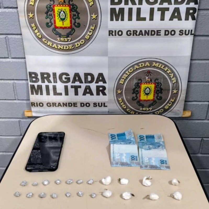 Brigada Militar prende mulher por tráfico de drogas em Barra do Guarita