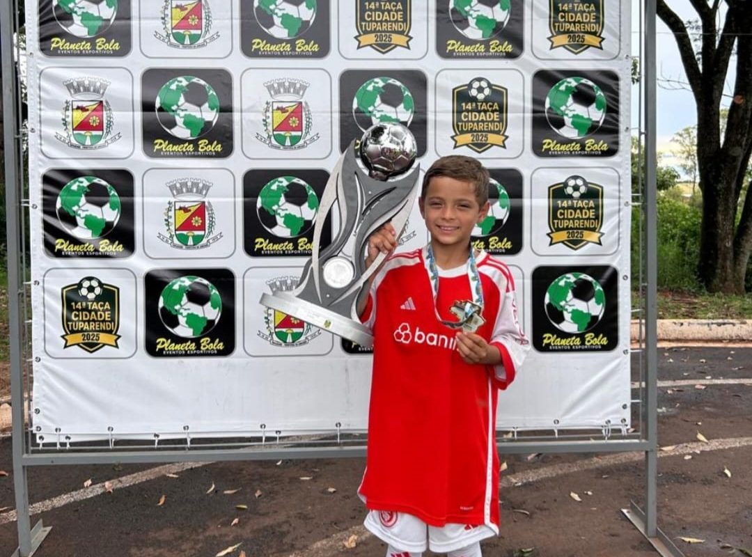 Craque Davizinho de Campo Novo brilha na estreia com o sub-08 no Internacional