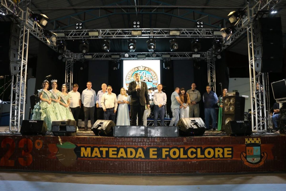 Abertura da 23ª Mateada & Folclore reúne grande público e marca anúncio de investimento para a saúde em Chiapetta