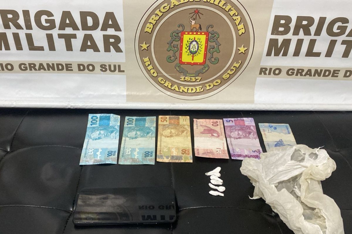 Brigada Militar prende homem por tráfico de drogas em Santo Augusto