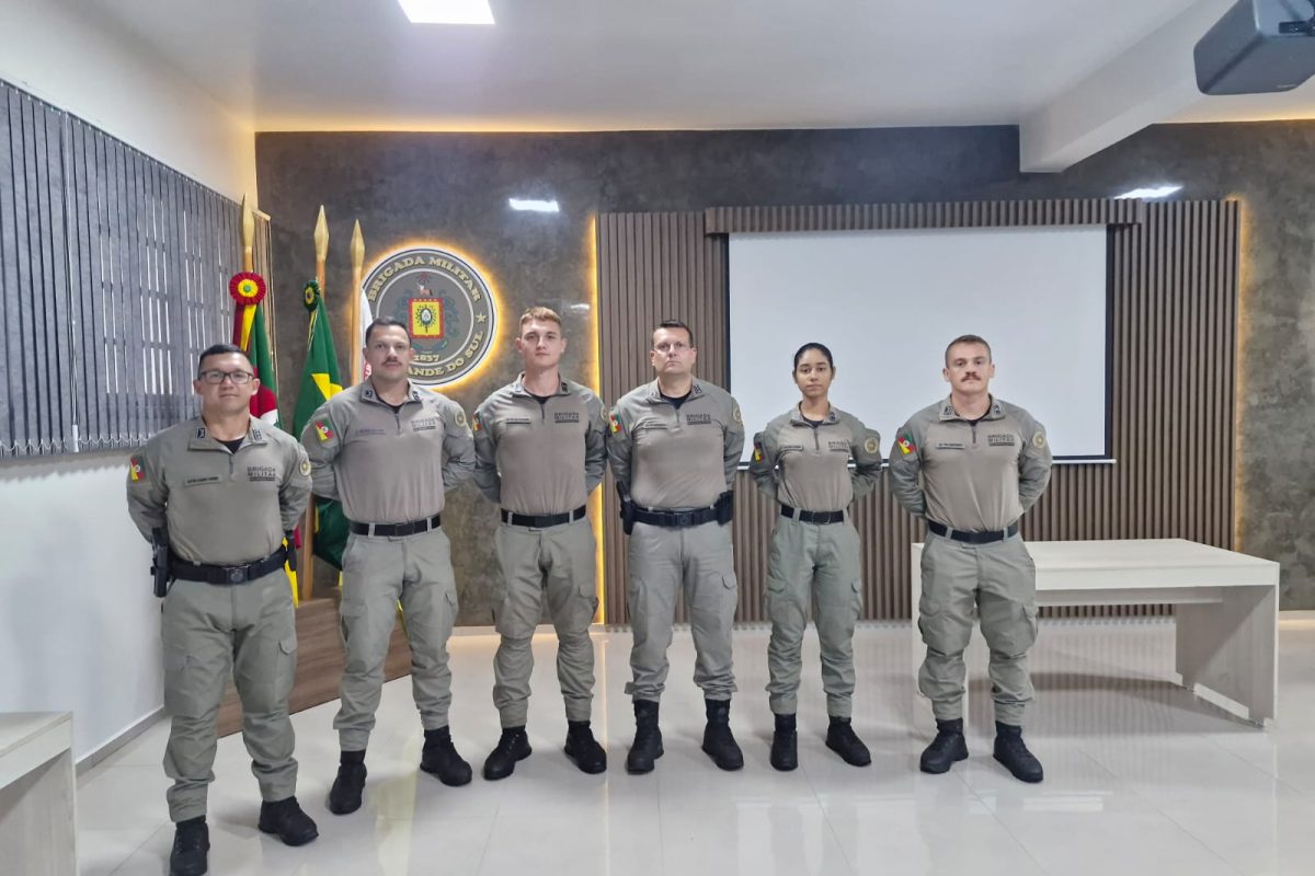 Brigada Militar reforça efetivo do 7º BPM com chegada de novos soldados