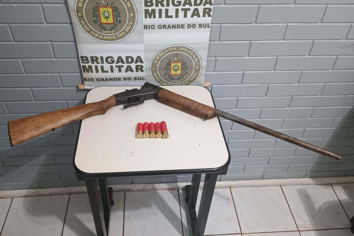 Brigada Militar apreende arma de fogo durante Operação Força Total em Bom Progresso