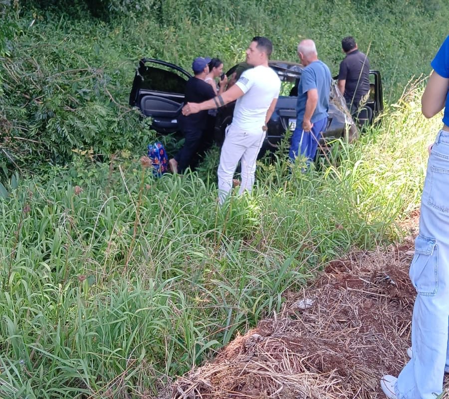 Saída de pista é registrada na ERS-155