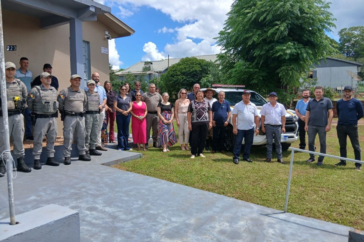 Brigada Militar reforça frota em Braga com nova viatura adquirida por meio do FUNRIGS