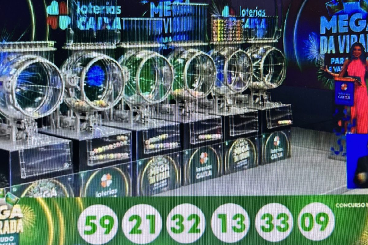 Confira os números: Mega da Virada 2025 é sorteada nesta manhã e prêmio histórico ultrapassa R$ 1,09 bilhão