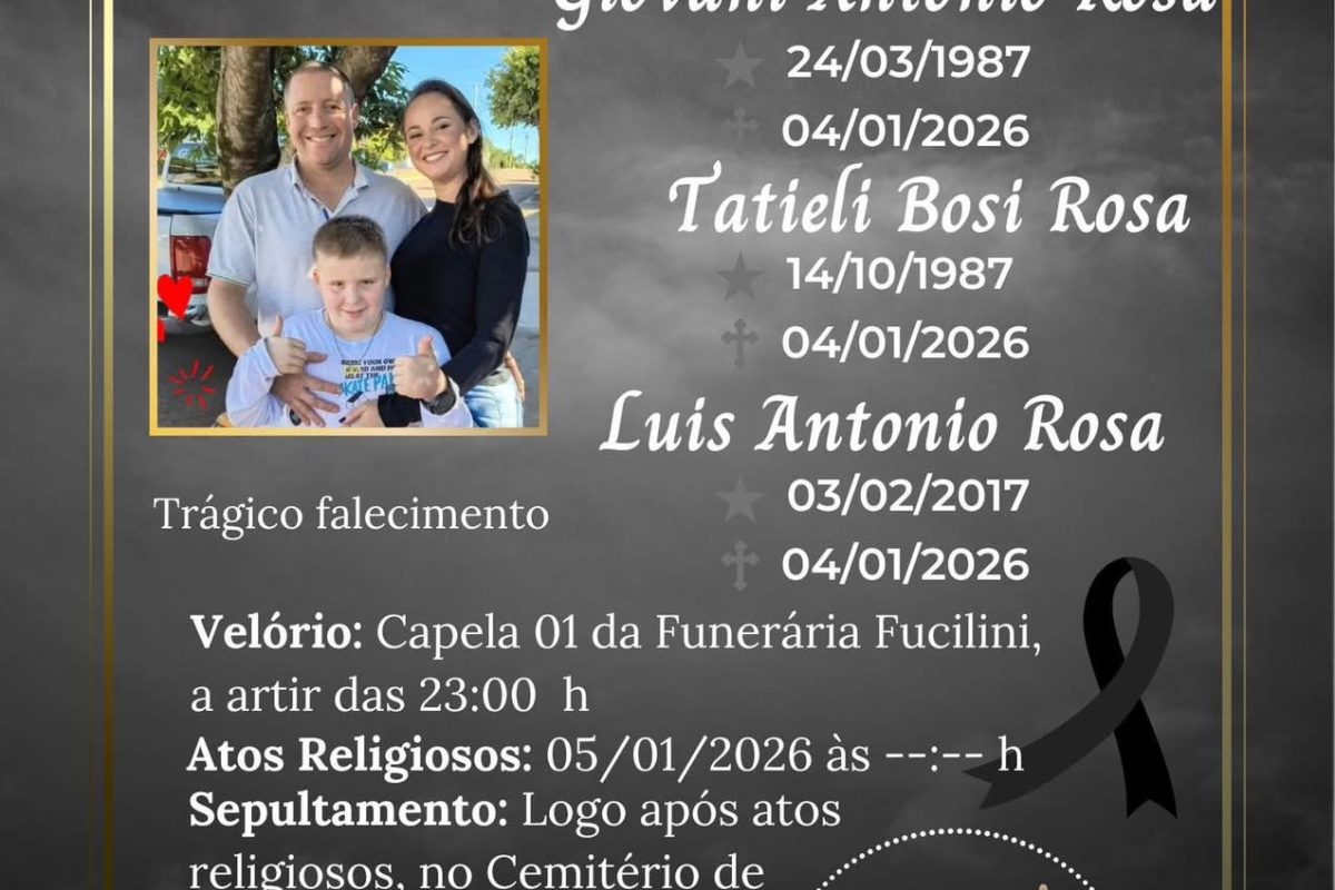 Funerária Fucilini divulga informações sobre o velório das vítimas do acidente na RS-210